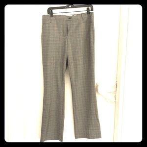 Calvin Klein modern fit gray plaid trousers